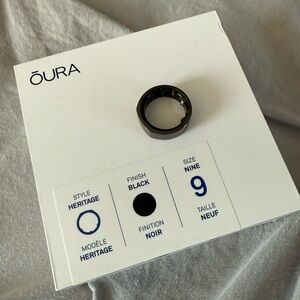 Oura Black Ring Size 9